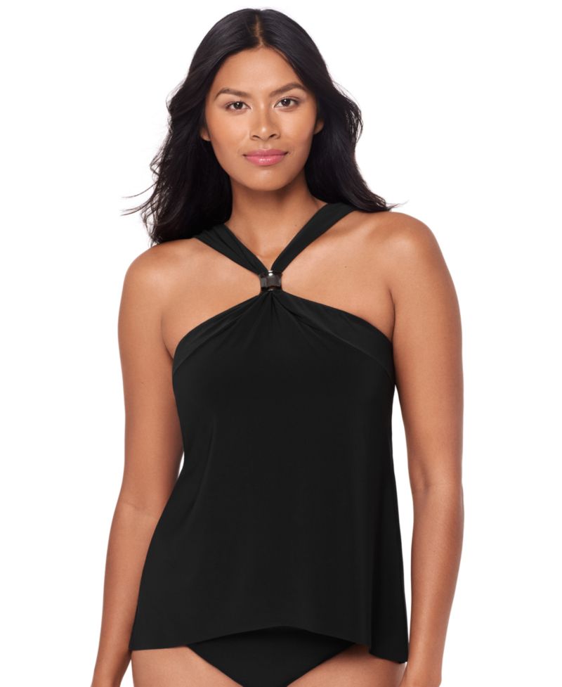 Women's Solid Faye Underwire Tankini Top