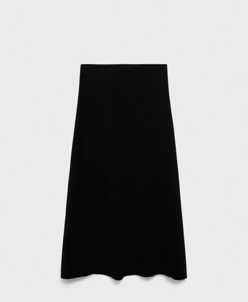 Women's Flared Knitted Skirt