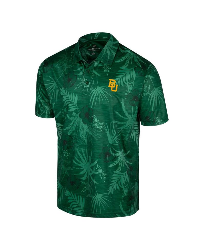 Men's Green Baylor Bears Palms Team Polo Shirt