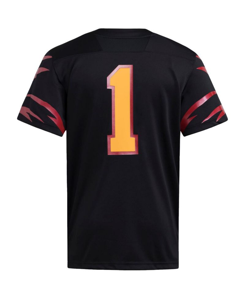 Men's Black Grambling Tigers Premier Strategy Jersey