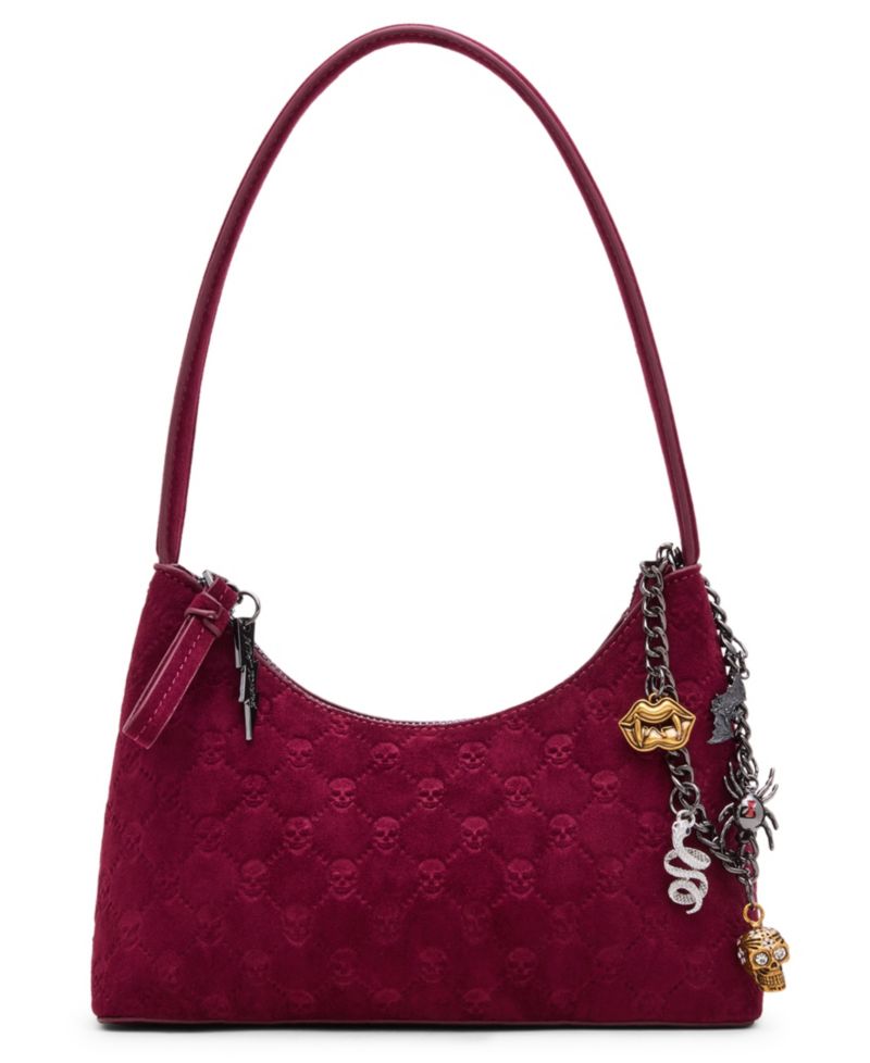 Headliner Deboss Small Zipper Shoulder Handbag