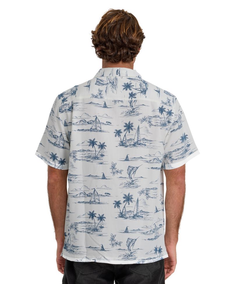 Quiksilver Men's Sail Away Short-Sleeve Shirt