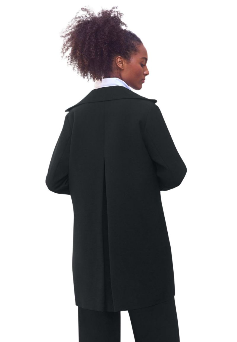 Women's Zip-Front A-Line Coat