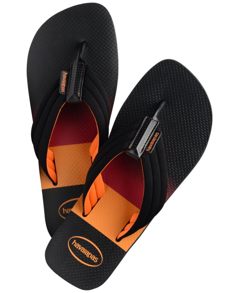 Men's Urban Print Flip Flop Sandals