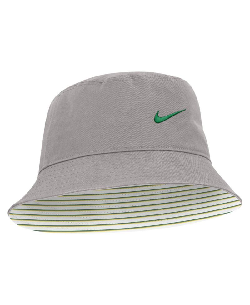 Men's and Women's Gray Oregon Ducks Primetime Apex Bucket Hat