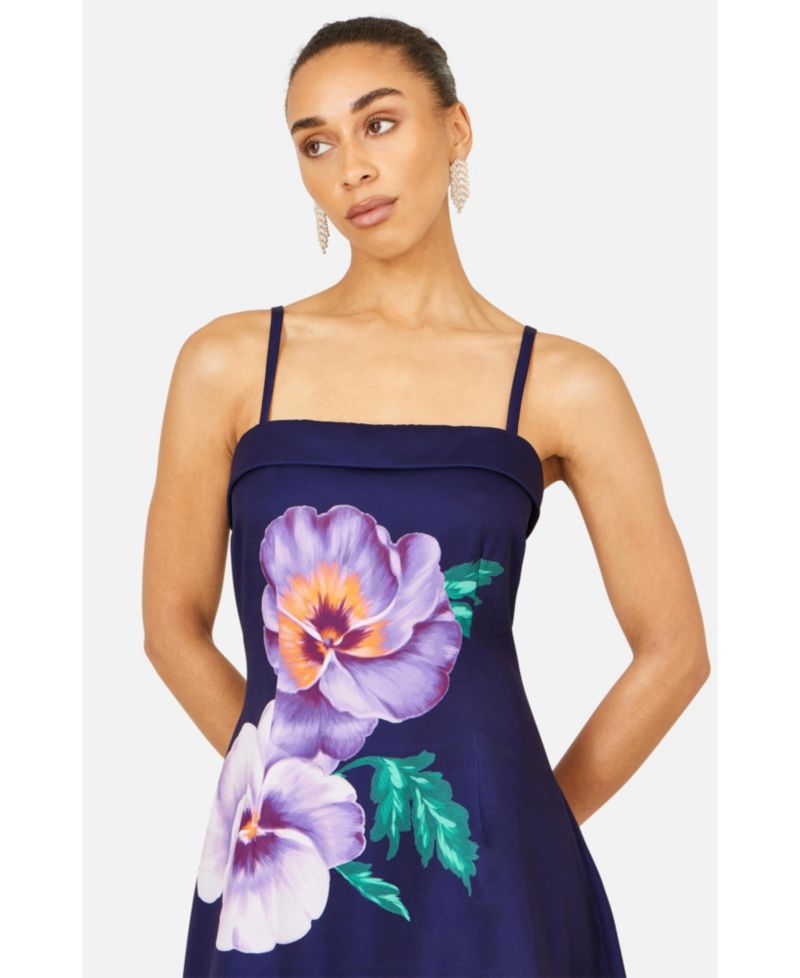 Women's Pansy Strappy Midi Dress