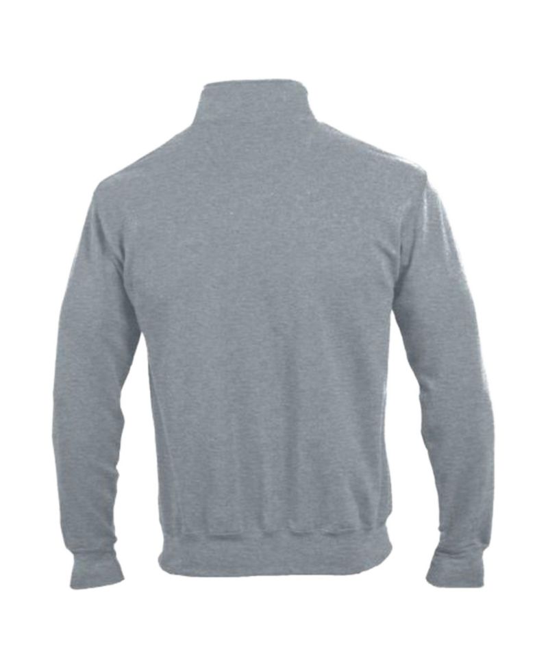 Men's Kansas State Wildcats Powerblend Mock-Collar Quarter-Zip Pullover Hoodie