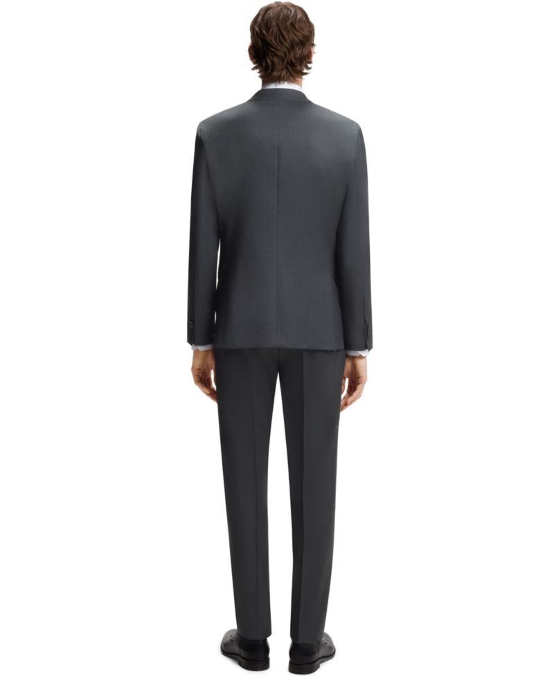 Men's Virgin-Wool Serge Suit Jacket