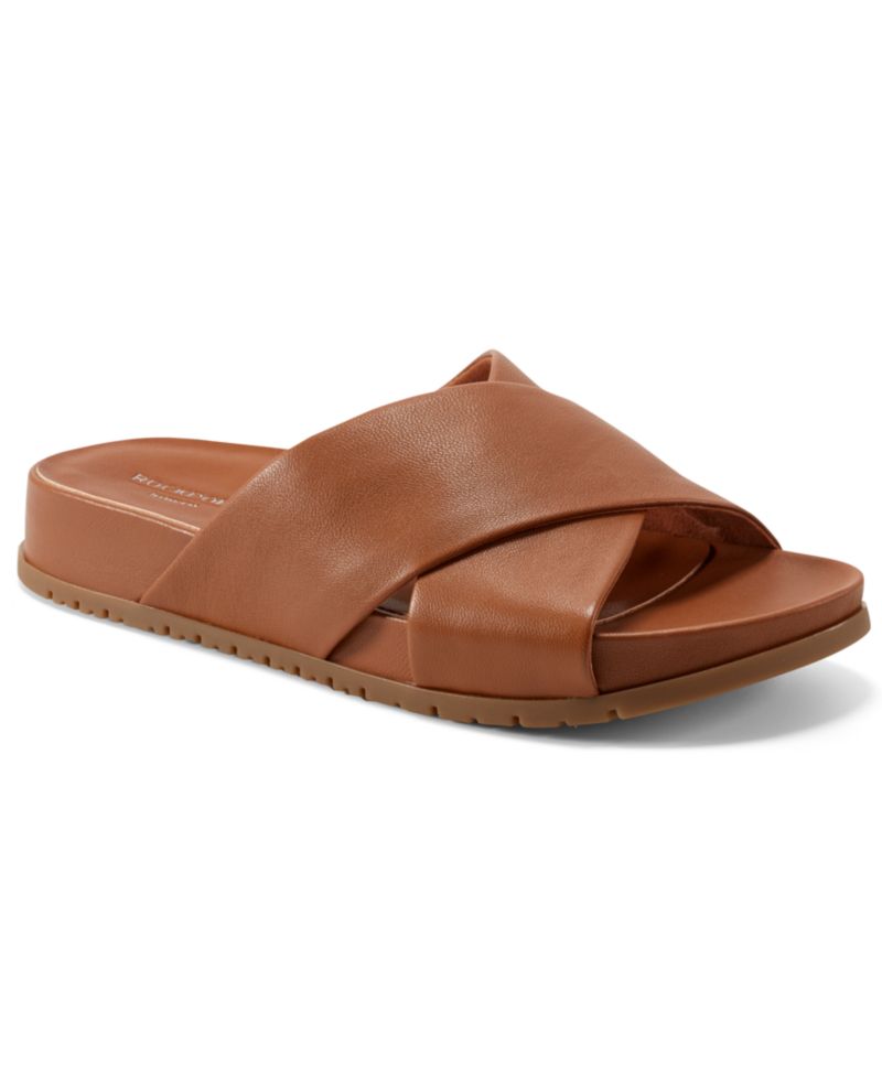Women's Leia Crisscross Flat Footbed Sandals