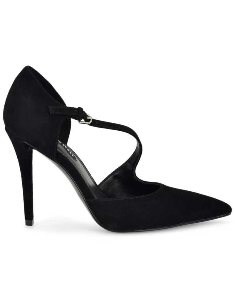 Women's Candela Asymetrical Strap Dress Pumps