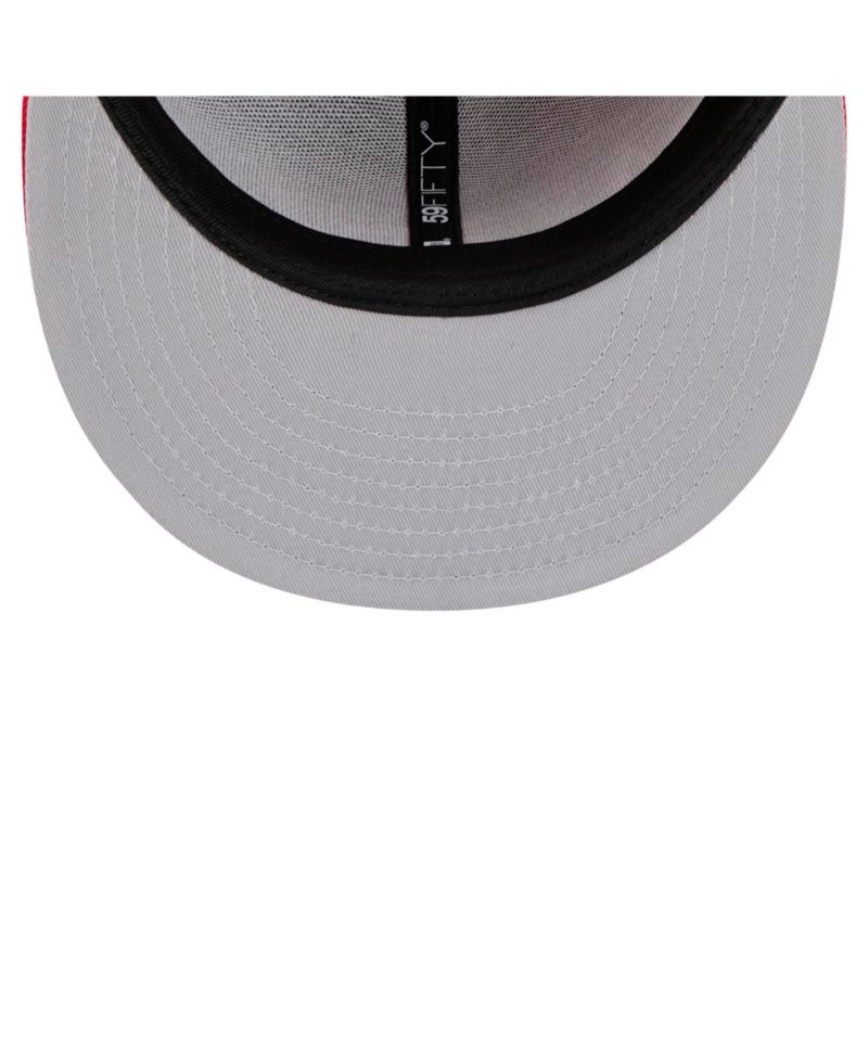 Men's Red Los Angeles Angels Ransom 59FIFTY Fitted Hat