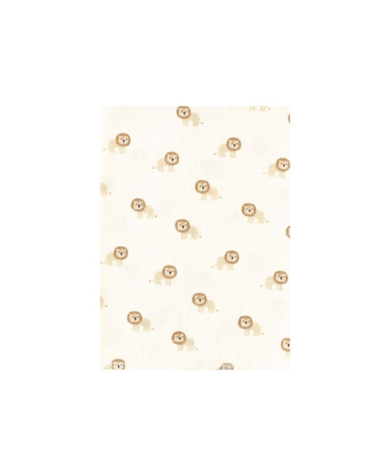 Unisex 12-Count Flannel Burp Cloths (Cotton/Poly Blend)