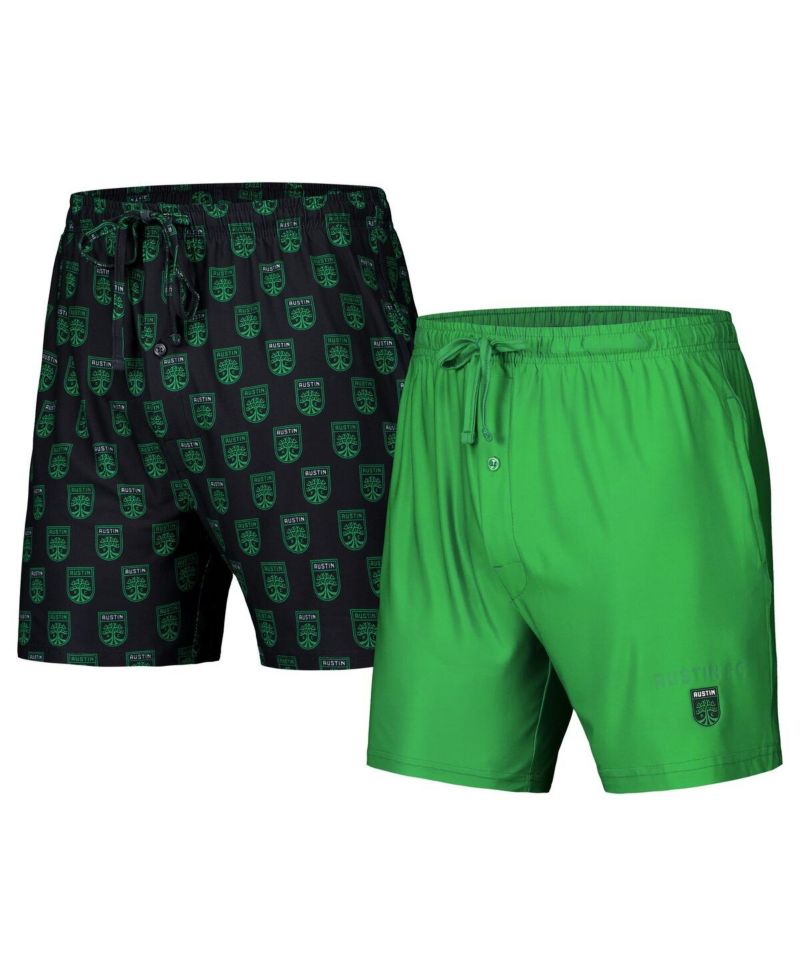 Men's 2-Pack Black/Kelly Green Austin FC Record Shorts Set