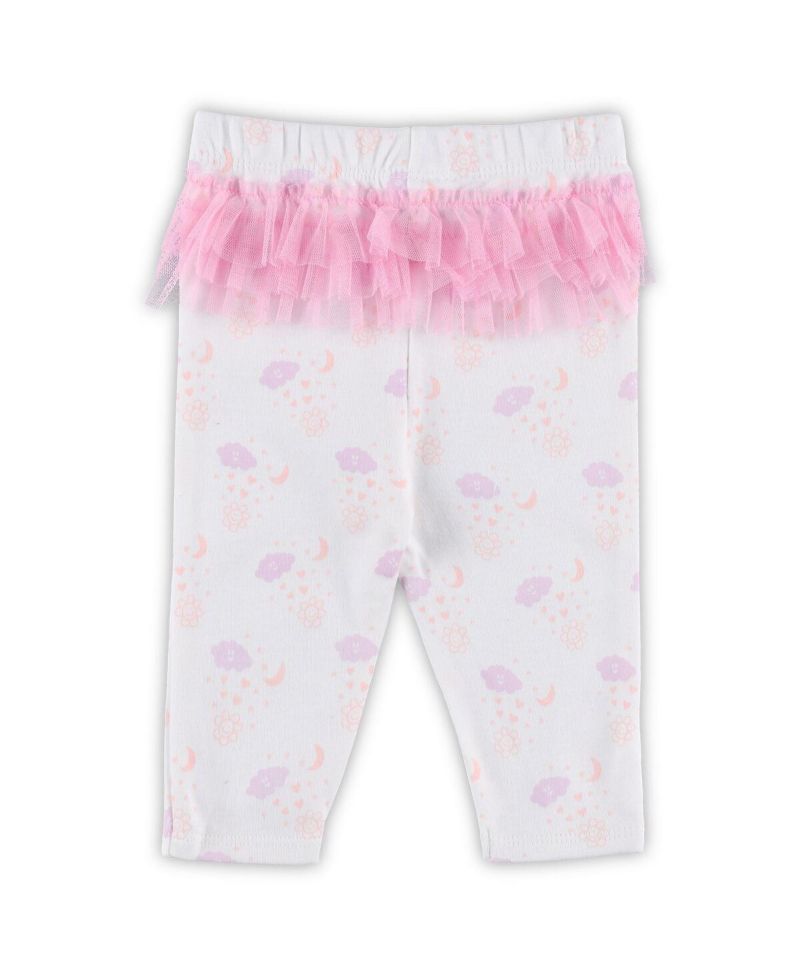 Baby Boys and Girls White Arizona Cardinals Spreading Love Bodysuit and Tutu Leggings Set