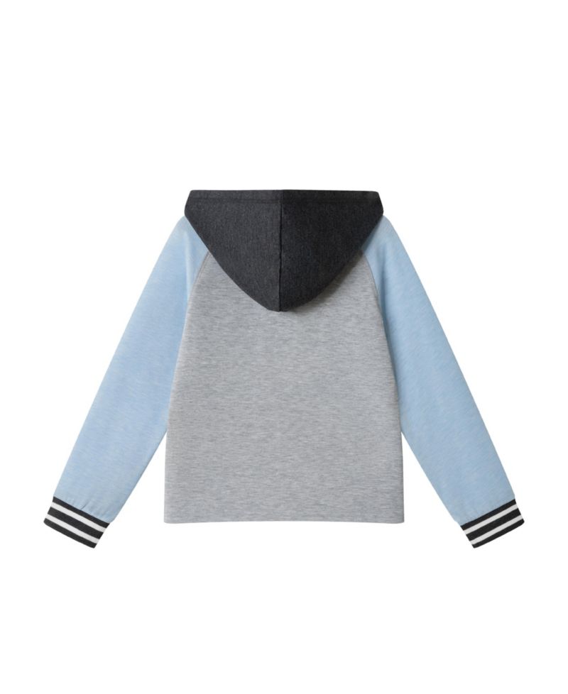Big Boys Toddler/Child Lt Blue Raglan Hooded Tee