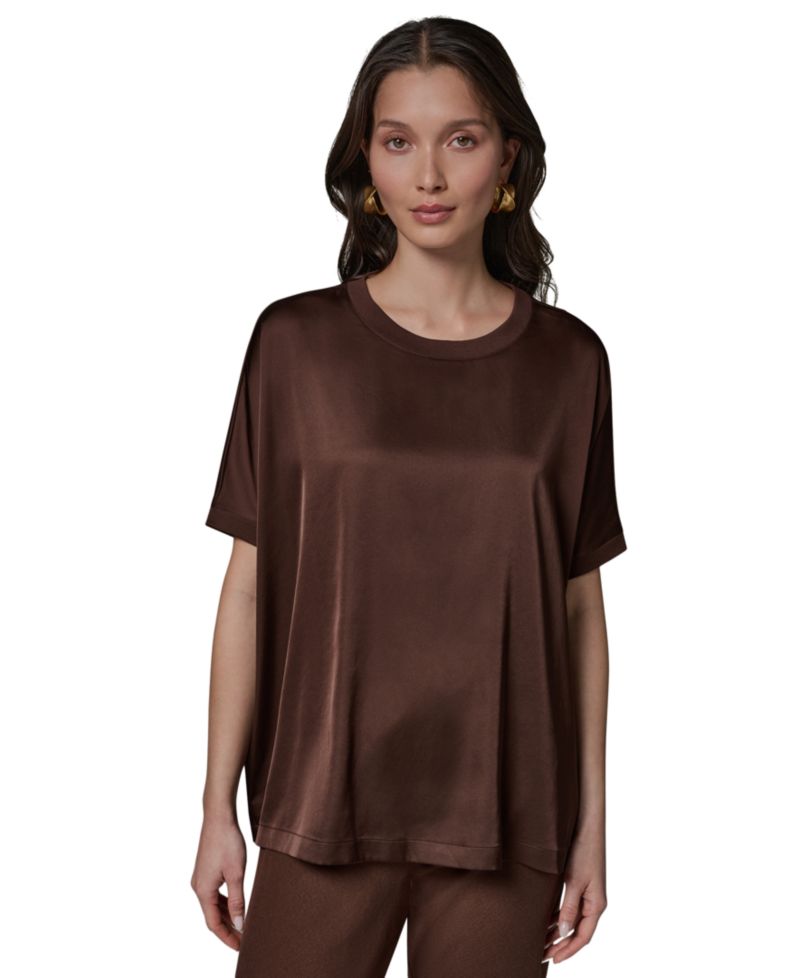 Women's Crewneck Boxy Blouse