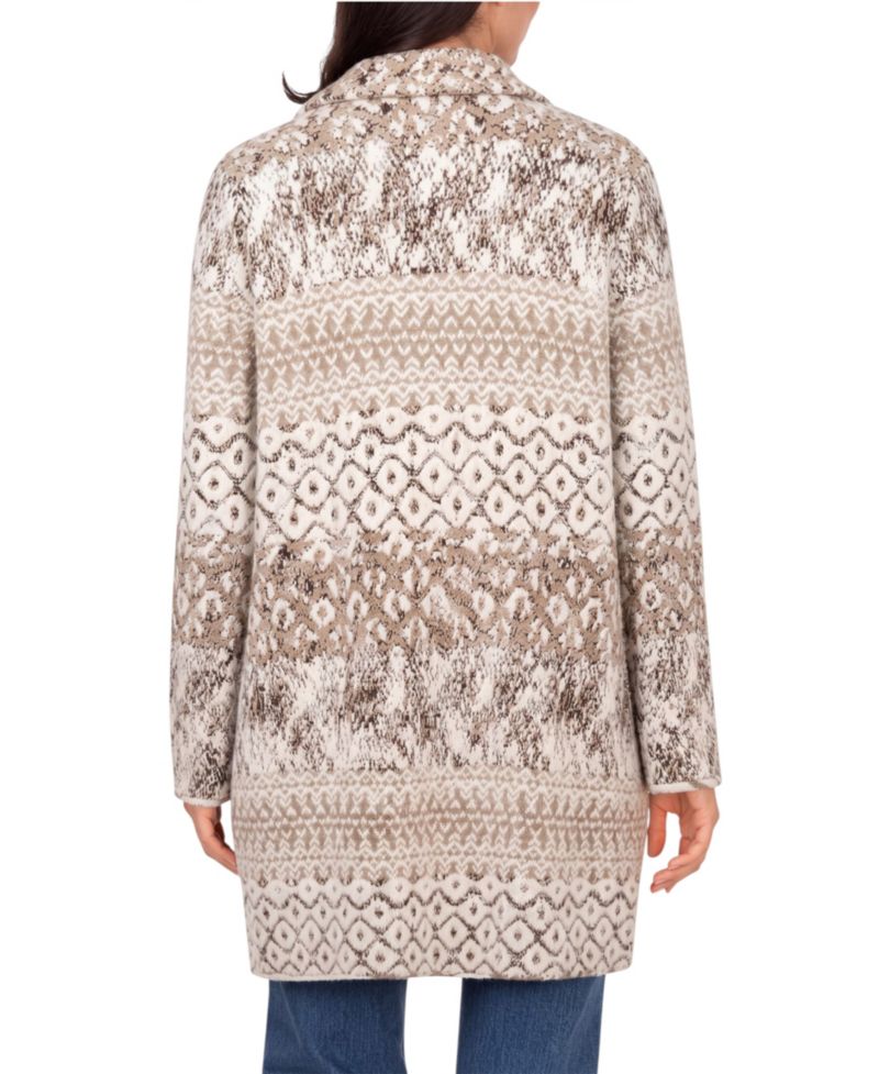 Women's Long Sleeve Coatigan Sweater