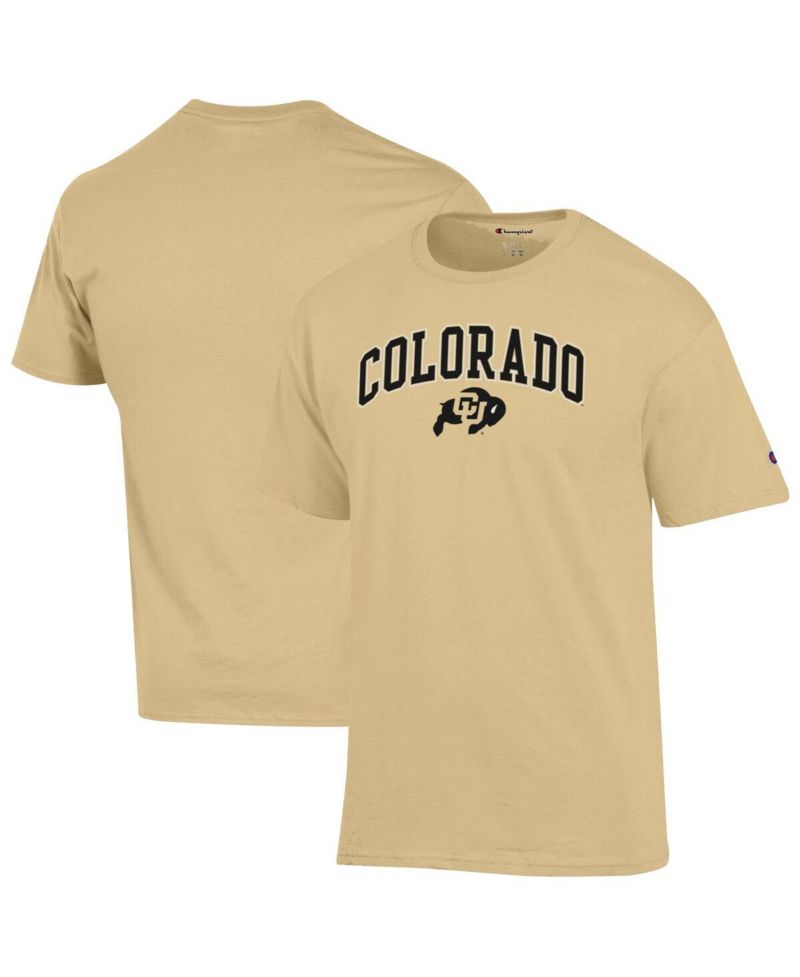 Men's Vegas Gold Colorado Buffaloes Arched Logo T-Shirt