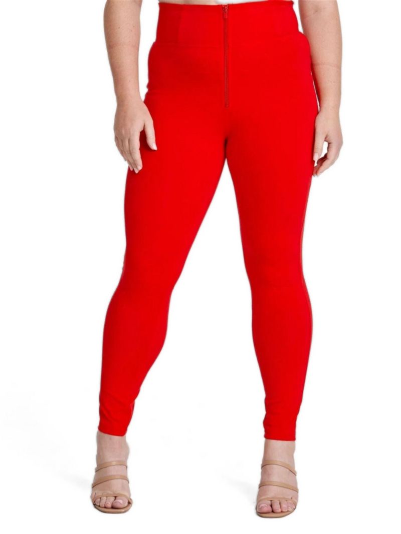 Women's Curvy Fashion High-Rise Sculpting Pants