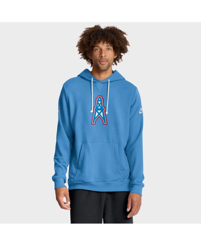 Men's Light Blue Tennessee Titans Sideline Standard Issue Alt 2 Dri-FIT Hoodie