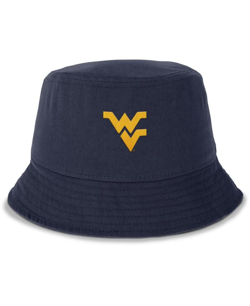 Men's Navy West Virginia Mountaineers Apex Primetime Bucket Hat