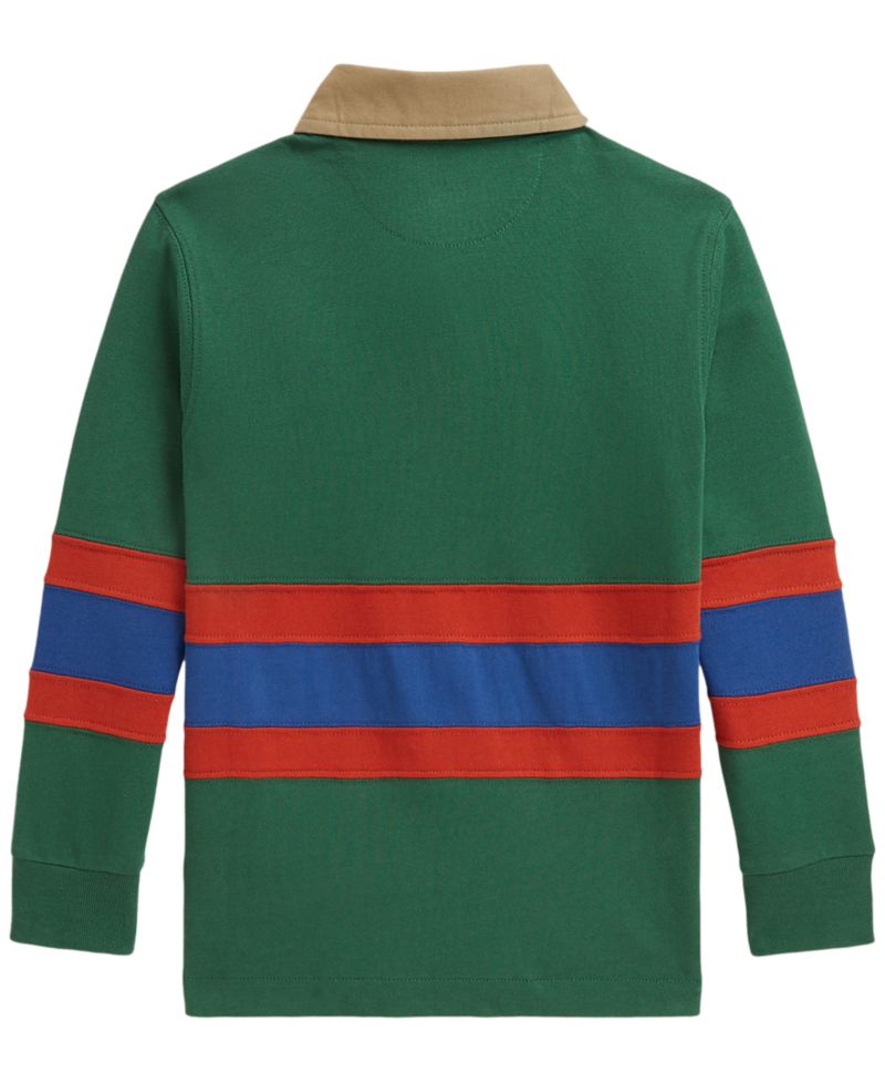Boys' 2T-7 Polo Sportsman Cotton Rugby Shirt