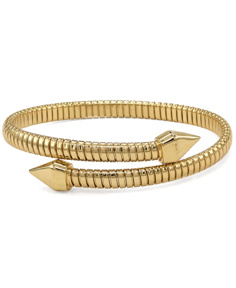 Cubic Zirconia Flexible Stretch Bypass Bracelet