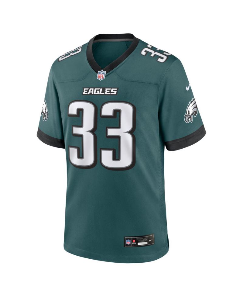 Men's Cooper DeJean Midnight Green Philadelphia Eagles Team Game Jersey