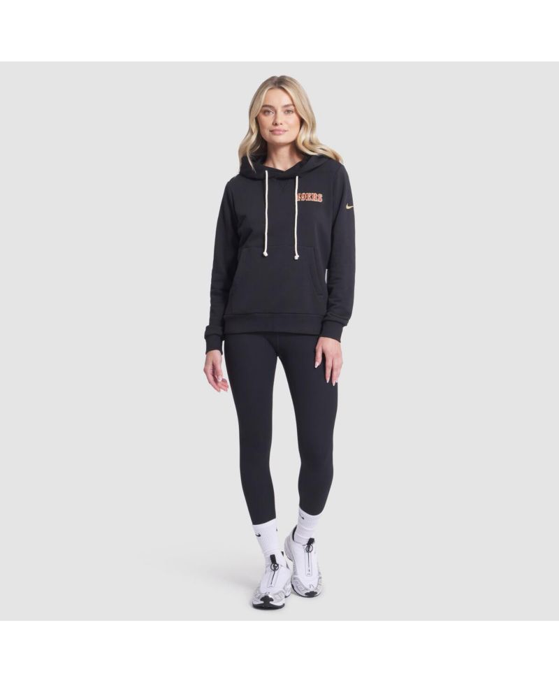 Women's Black San Francisco 49ers 2025 Rivalries Collection Standard Issue Sideline Dri-FIT Hoodie