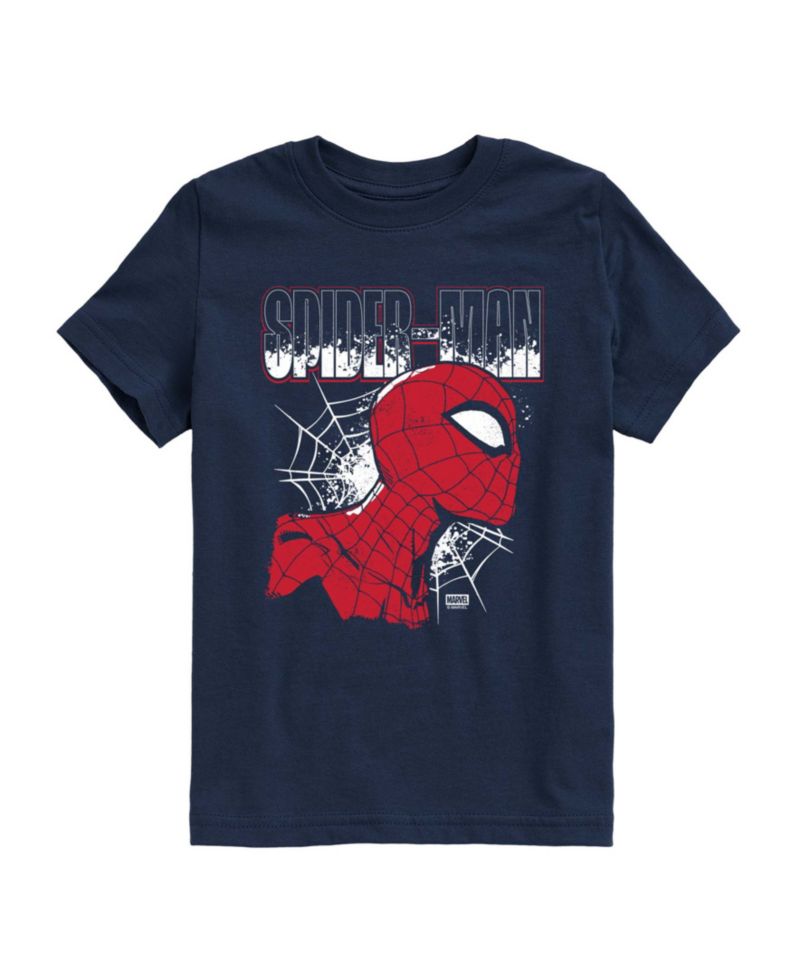 Marvel Boys' 8-20 Spider-Man Portrait Short-Sleeve Graphic T-Shirt