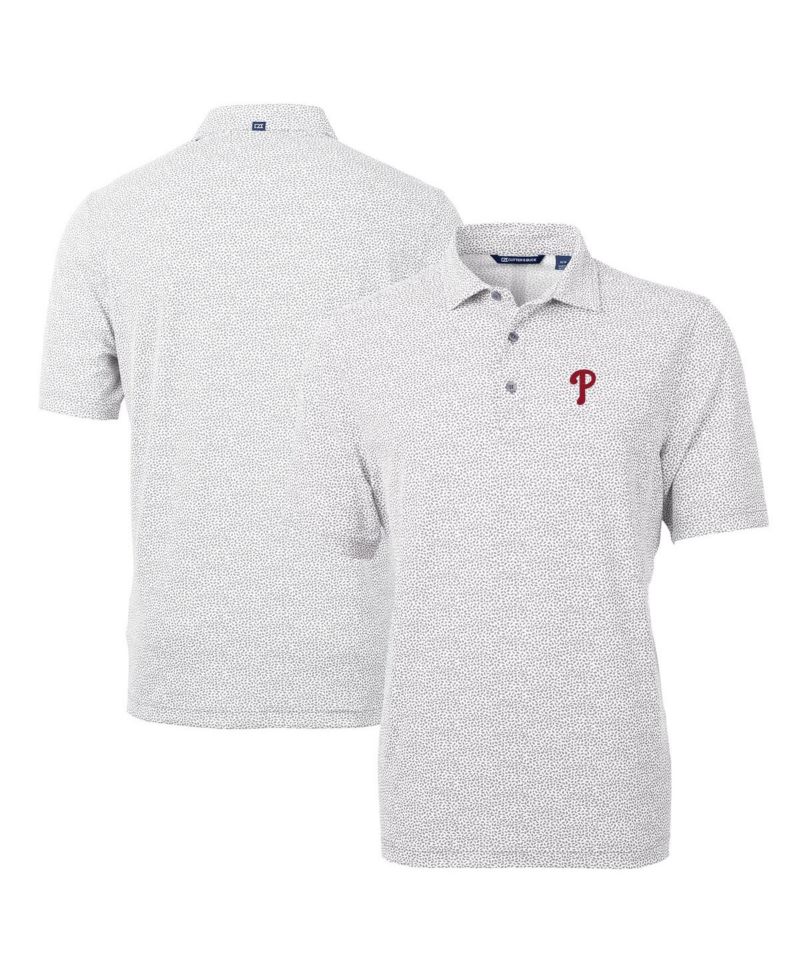 Men's Philadelphia Phillies Virtue Eco Pique Botanical Print Polo