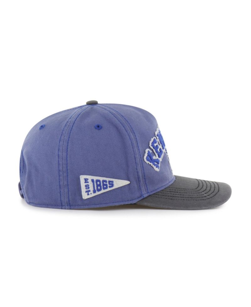 Men's and Women's '47 Royal/Black Kentucky Wildcats Well-Worn Calderwood Hitch Adjustable Hat