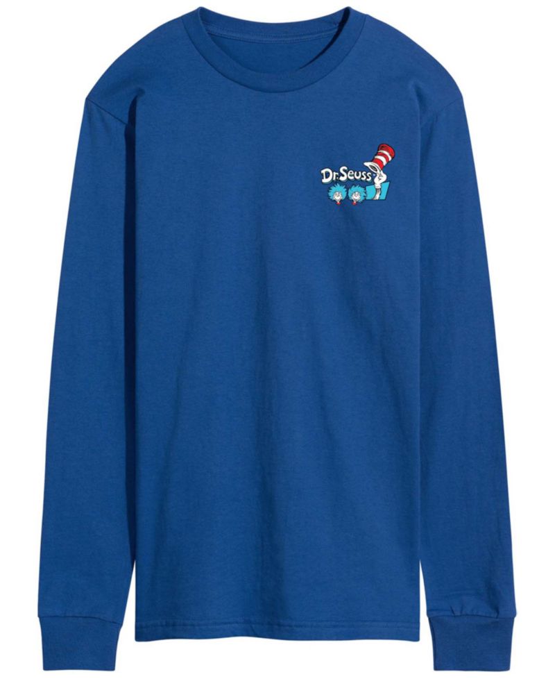 Men's Dr. Seuss Cat In The Hat Stand Out Long-Sleeve Graphic T-Shirt