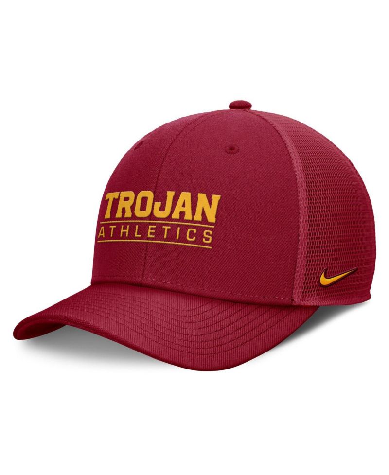Men's Crimson USC Trojans Rise Adjustable Hat