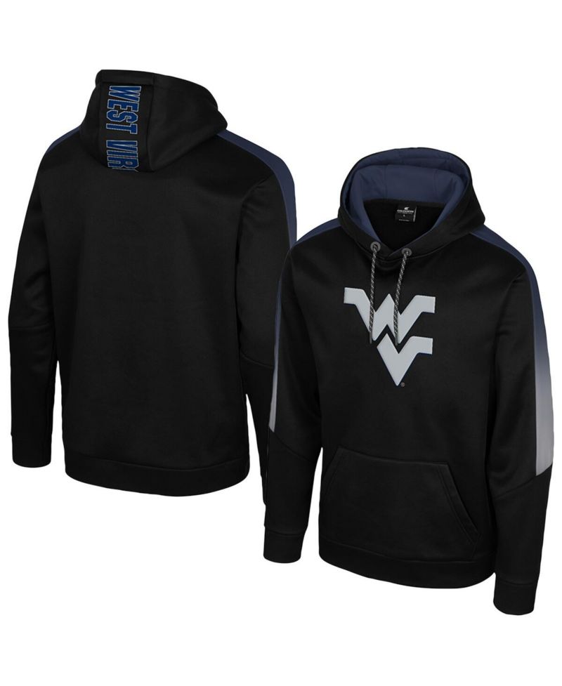 Men's Black West Virginia Mountaineers the Gang Blackout Hoodie