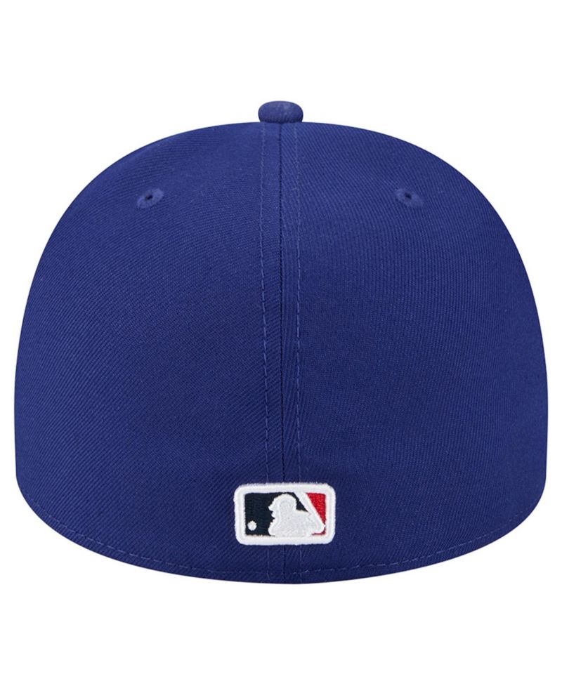 Men's Dark Blue Los Angeles Dodgers Cartoon A-Frame 59FIFTY Fitted Hat