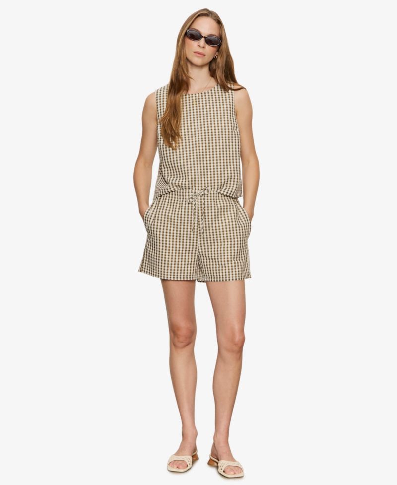 Women's Seersucker Gingham Shorts