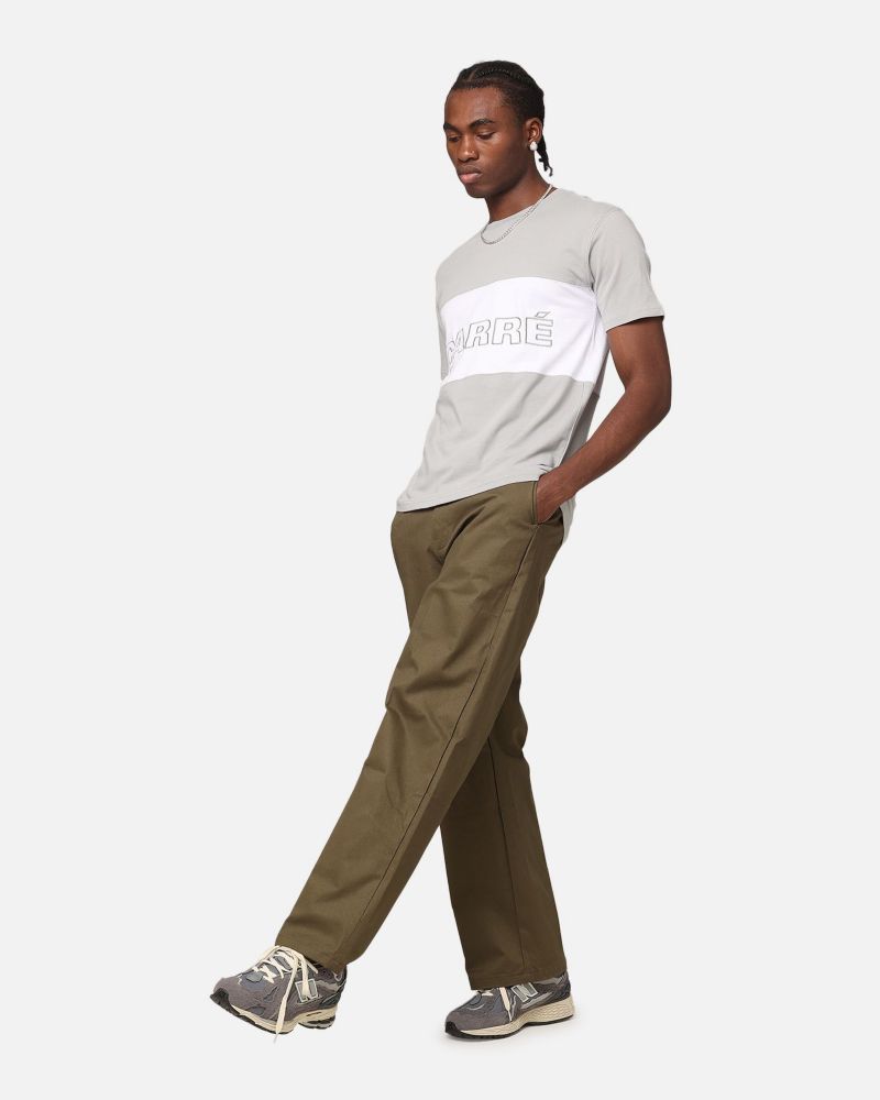 Men's Boost Panel T-Shirt - Maroon/White/Black S