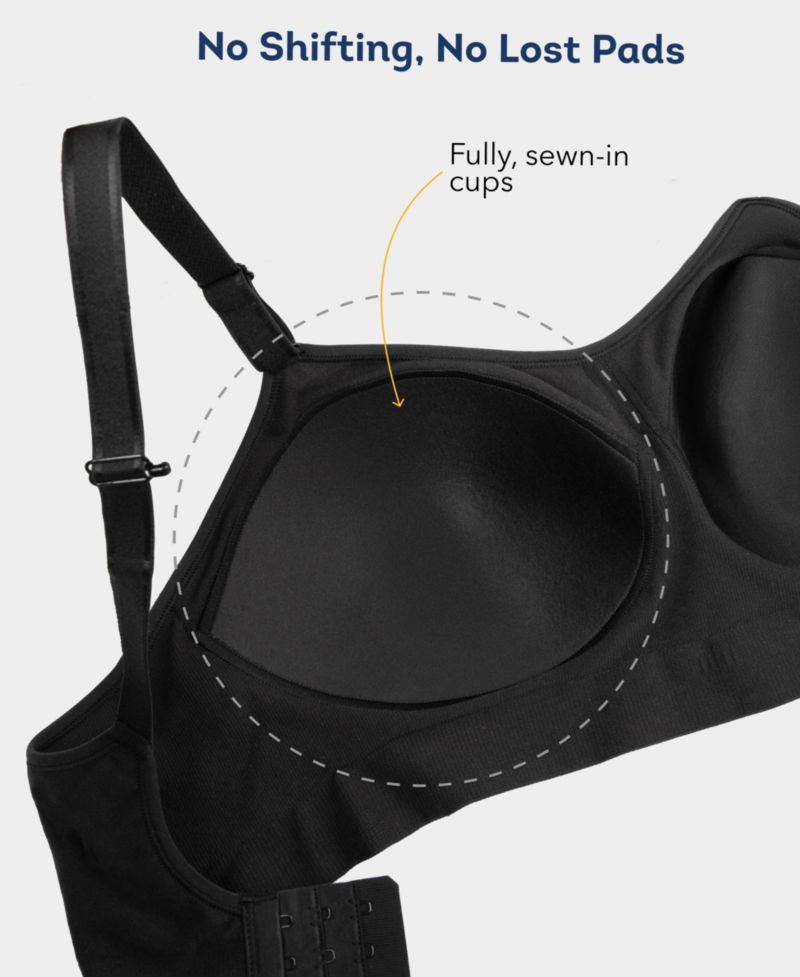 Women's 2-Pack Stretch Wireless Bra With Built in Pads