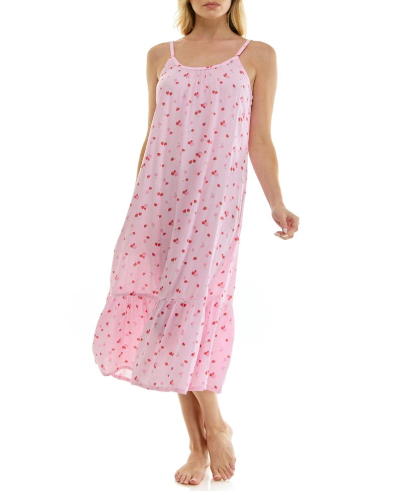Women's Sleeveless Scoop Neck Cami Gown