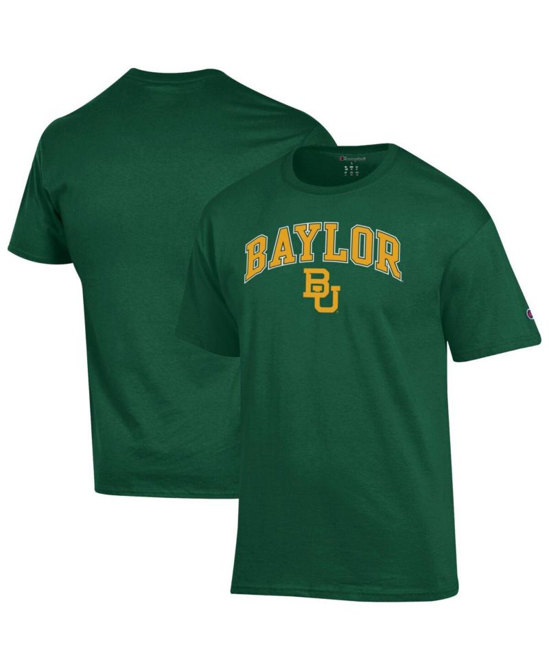 Men's Green Baylor Bears Arch Over Logo T-Shirt
