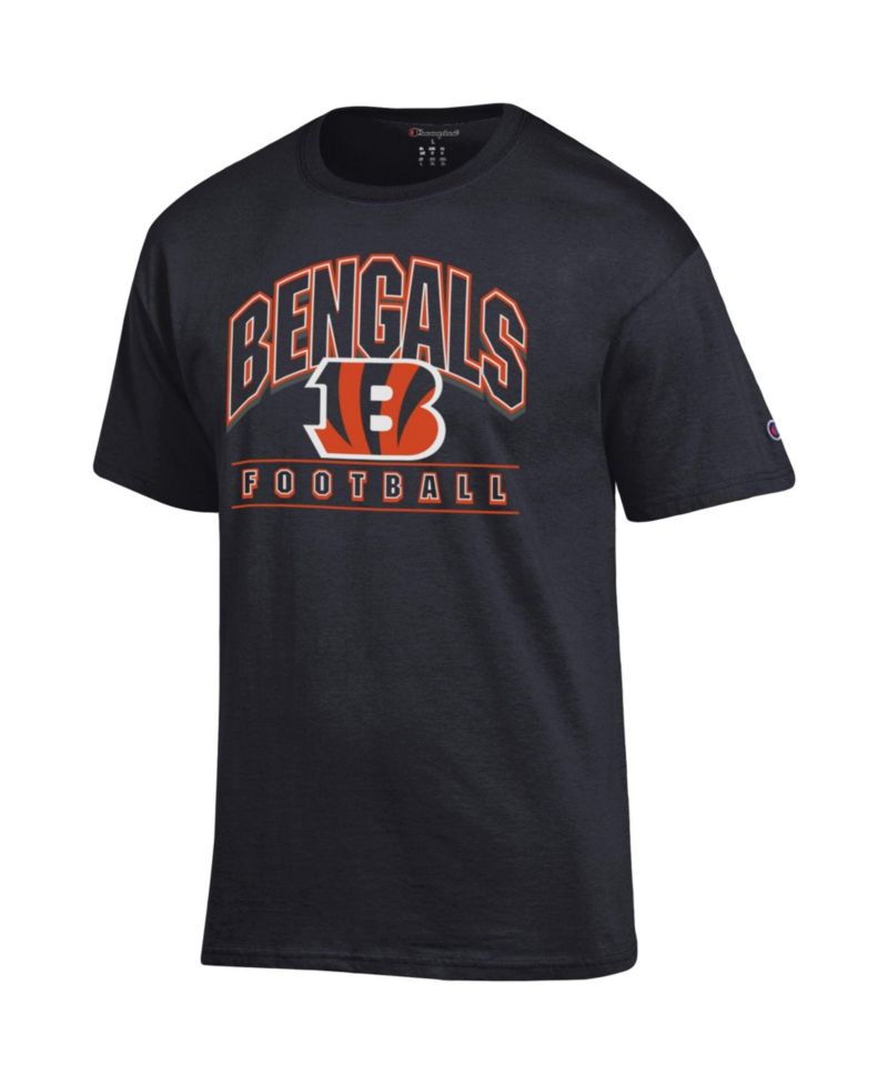 Men's Black Cincinnati Bengals Football T-Shirt
