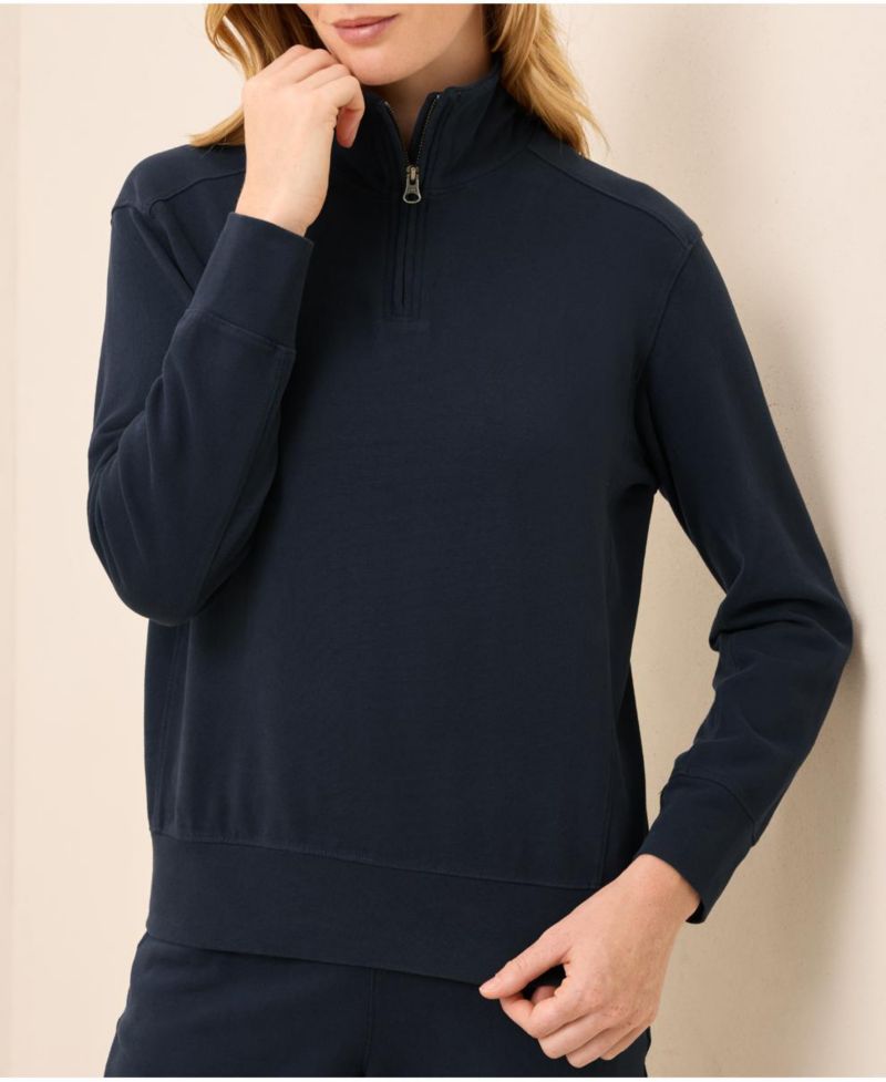 Men's Organic Cotton Roam Travel Quarter Zip