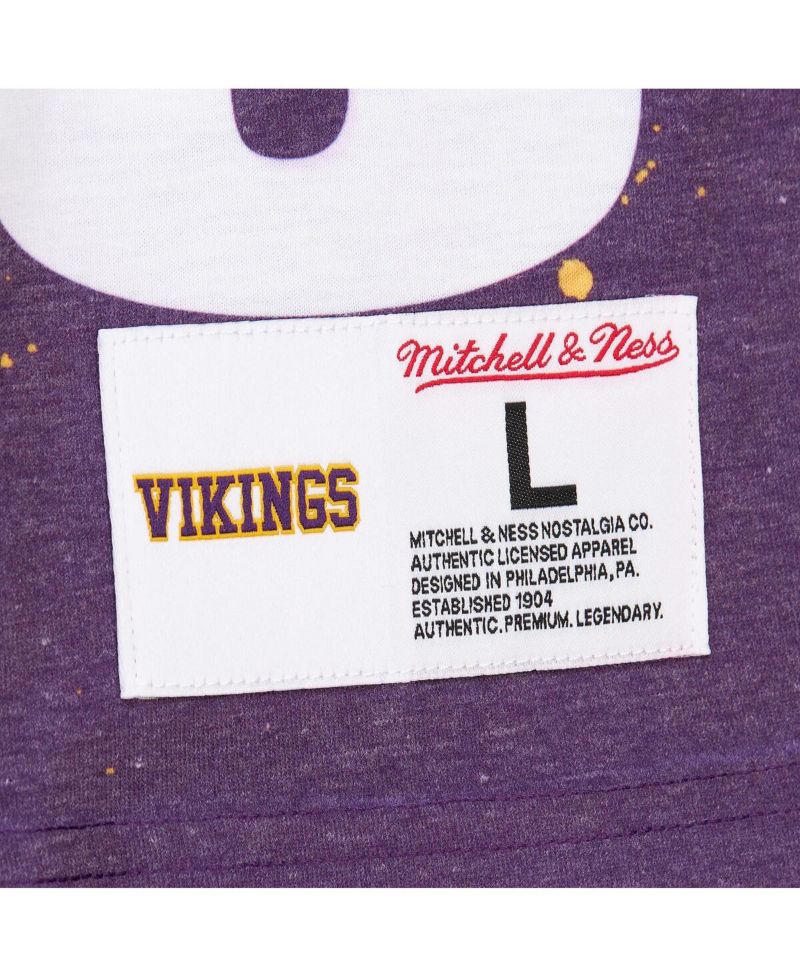 Men's Randy Moss Gray Minnesota Vikings Burst Retired Player T-Shirt