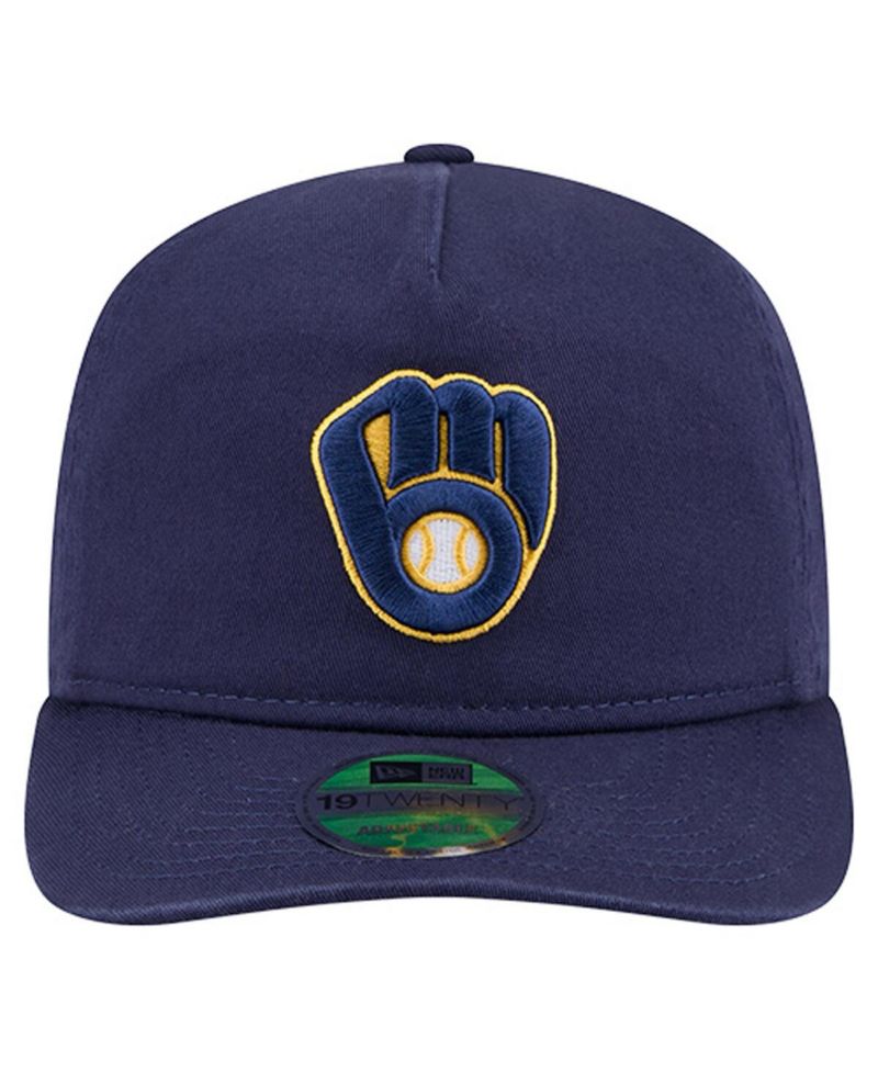 Men's Navy Milwaukee Brewers Team 19TWENTY Adjustable Hat