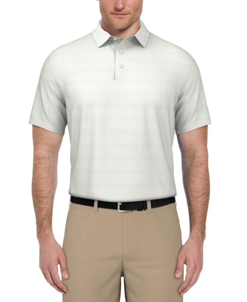 Men's Short-Sleeve Airflux Heather Golf Polo Shirt