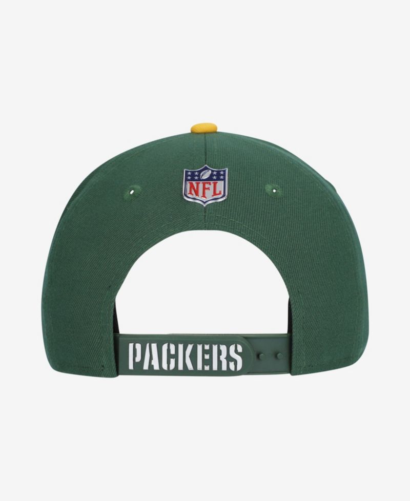 Big Boys and Girls Green/Gold Green Bay Packers 2026 NFL Draft Pre-Curved 9FIFTY Snapback Hat