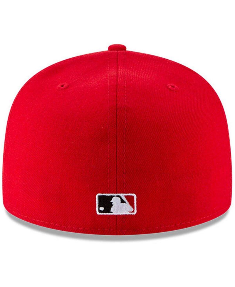 Men's Red Cincinnati Reds 1990 World Series Wool 59FIFTY Fitted Hat