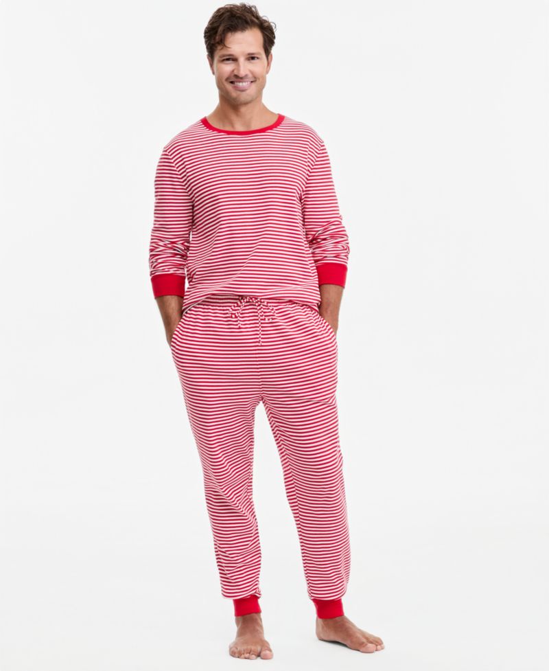 Men's Candy Stripe Pajama Set
