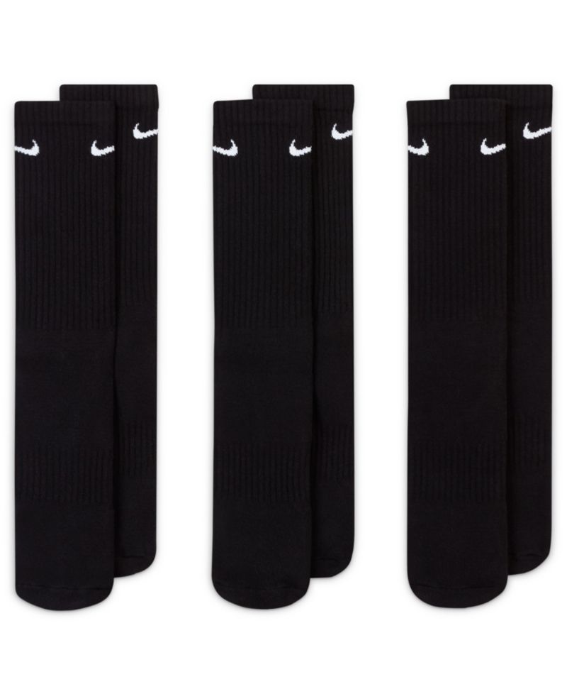 Unisex Everyday Crew Socks, 3-Pack